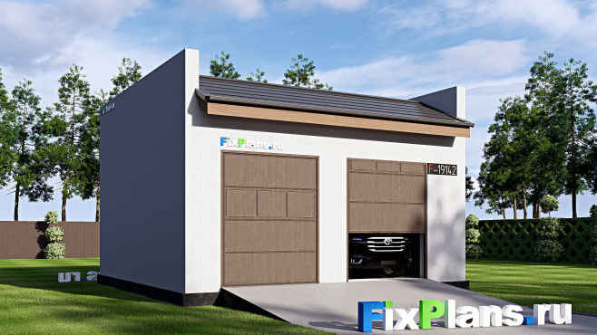 Проект гаража F-19142